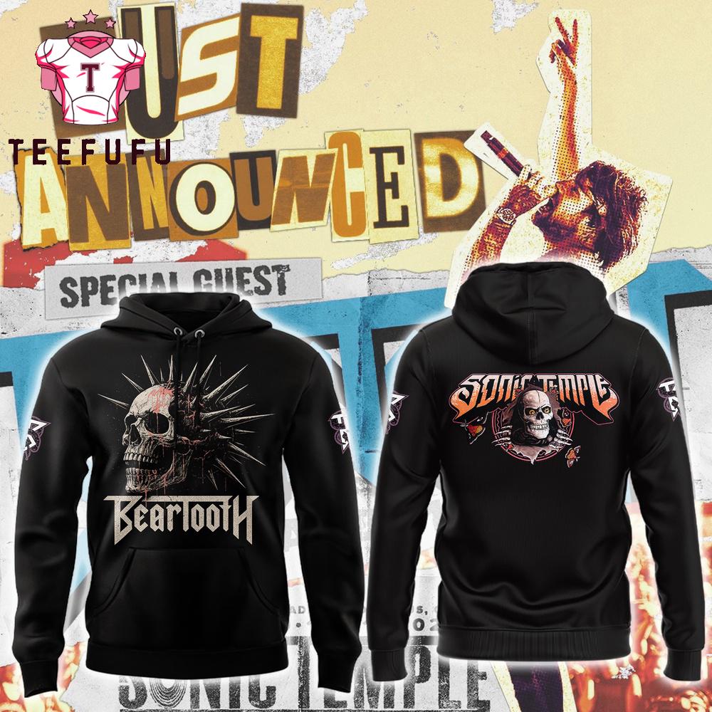 Beartooth Just Announced x Sonic Temple 2025 Black Hoodie