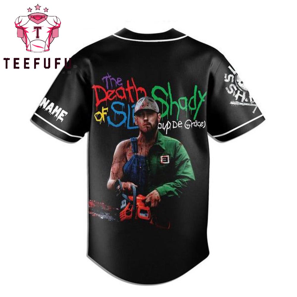 Eminem Coup De Grace Slim Shady Personalized Baseball Jersey