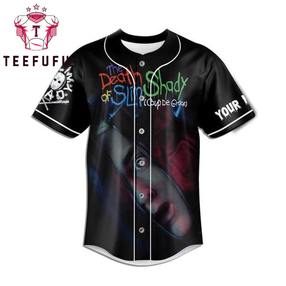 Eminem Coup De Grace Slim Shady Personalized Baseball Jersey