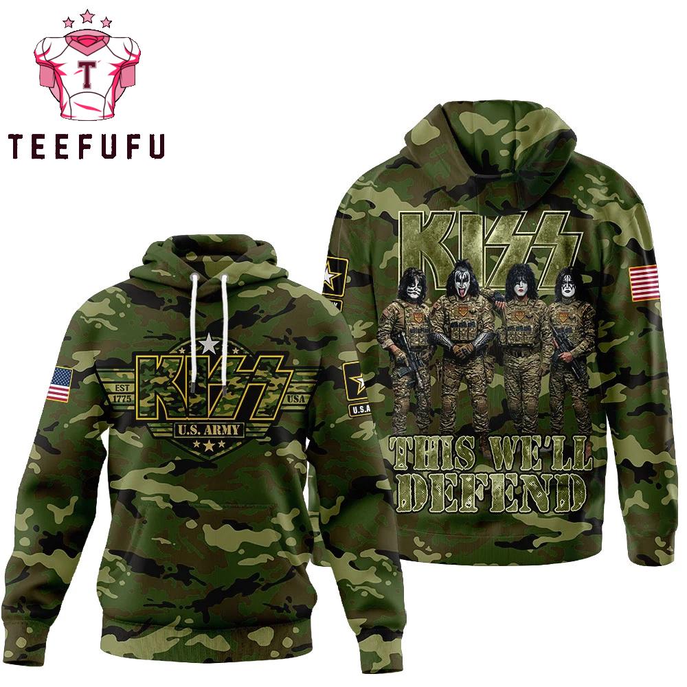 Kiss Band US Army Veterans 2026 Hoodie