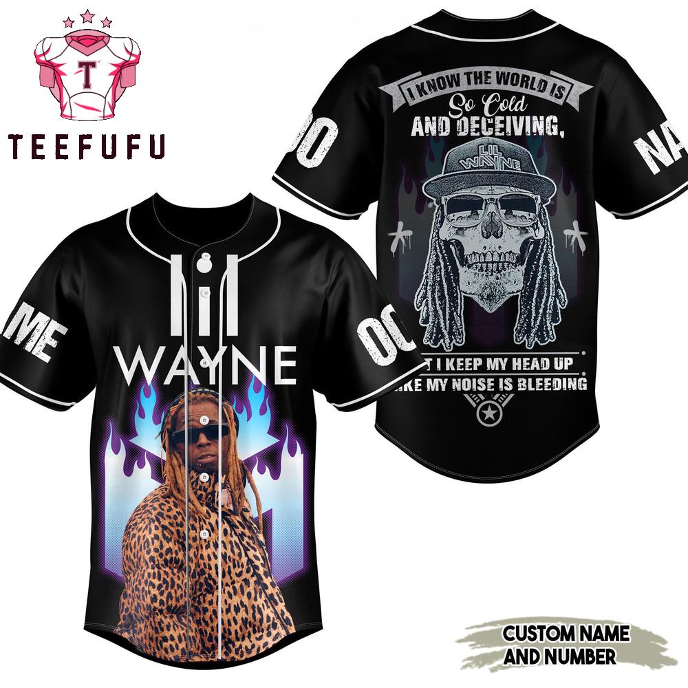 Lil Wayne The World Is So Cold And Deceiving Baseball Jersey