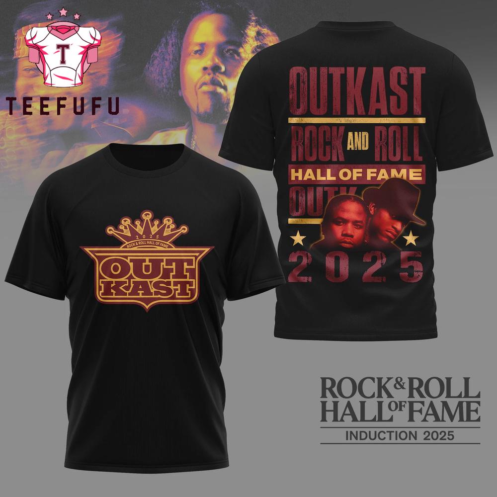 Out Kast Rock & Roll Hall of Fame 2025 T Shirt