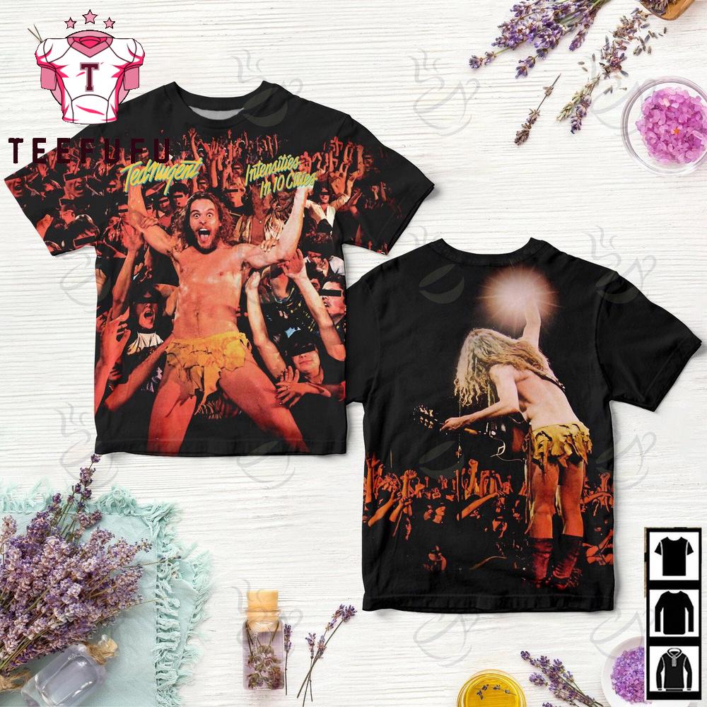 Ted Nugent Intensities in Ten Cities All Over Print Shirt